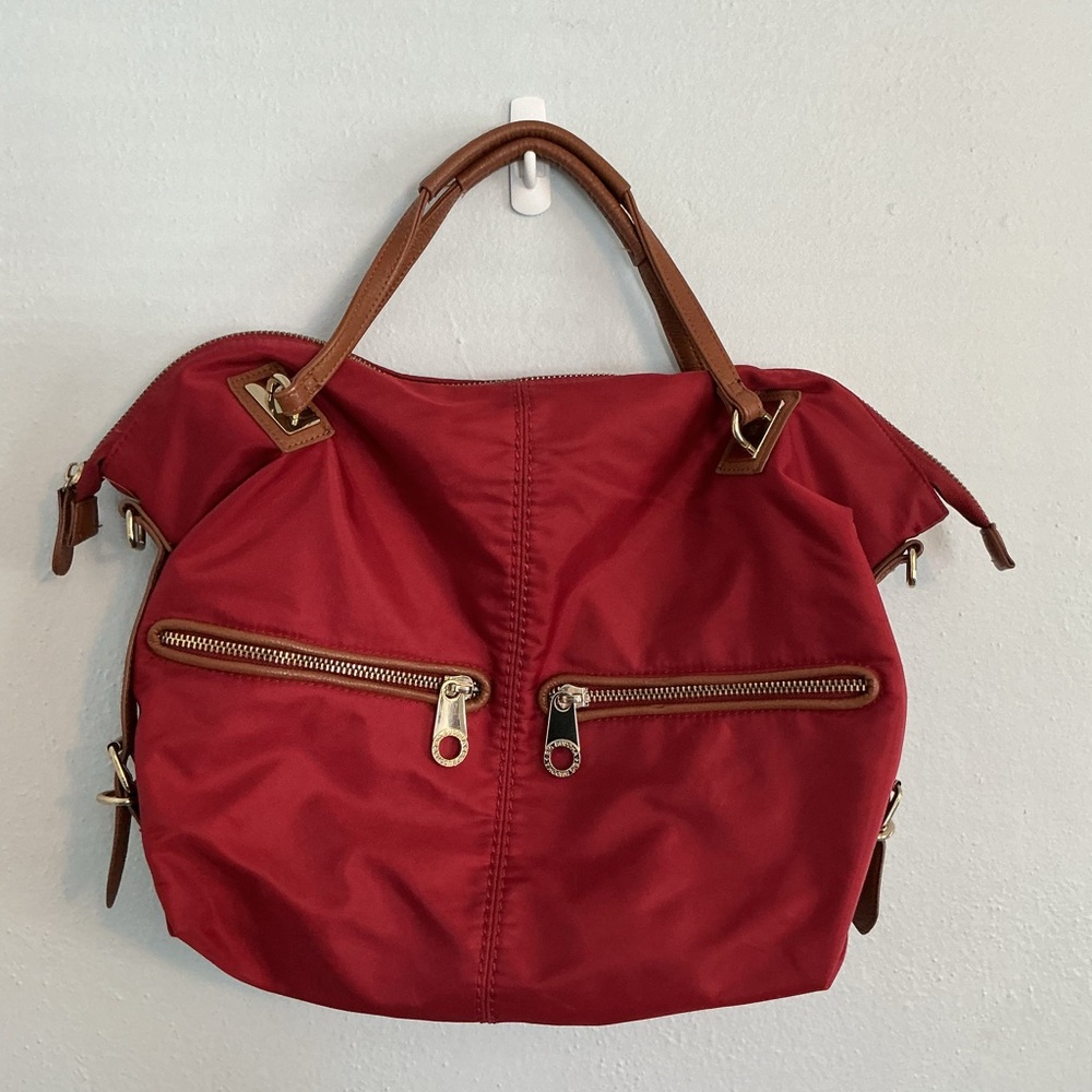 Big Buddha Red Slouchy, Hobo Tote Bag.